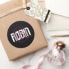 Robin_Hi-Tech_Name_Graphic_Classic_Round_Sticker_5 Robin Hi Tech Name Graphic Classic Round Sticker