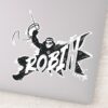 Robin Ink Brush Name Sticker