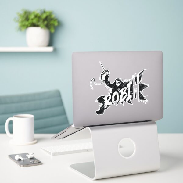 Robin Ink Brush Name Sticker