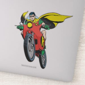 Robin Rides Sticker