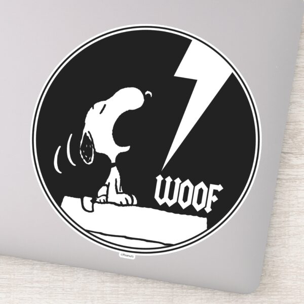Rock_Tees___Snoopy_Howling_Sticker_9 Rock Tees Snoopy Howling Sticker