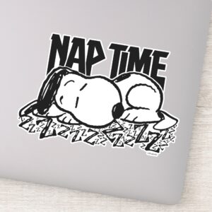 Rock_Tees___Snoopy_Nap_Time_Sticker_9 Rock Tees Snoopy Nap Time Sticker
