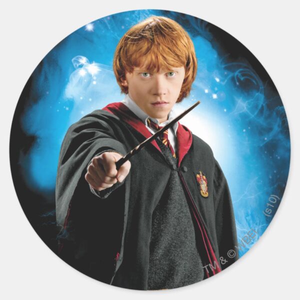 Ron_Weasely_Classic_Round_Sticker_1 Ron Weasely Classic Round Sticker