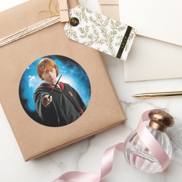 Ron_Weasely_Classic_Round_Sticker_5 Ron Weasely Classic Round Sticker