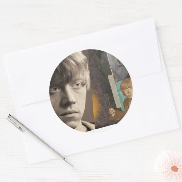 Ron_Weasley_8_Classic_Round_Sticker_3 Ron Weasley 8 Classic Round Sticker