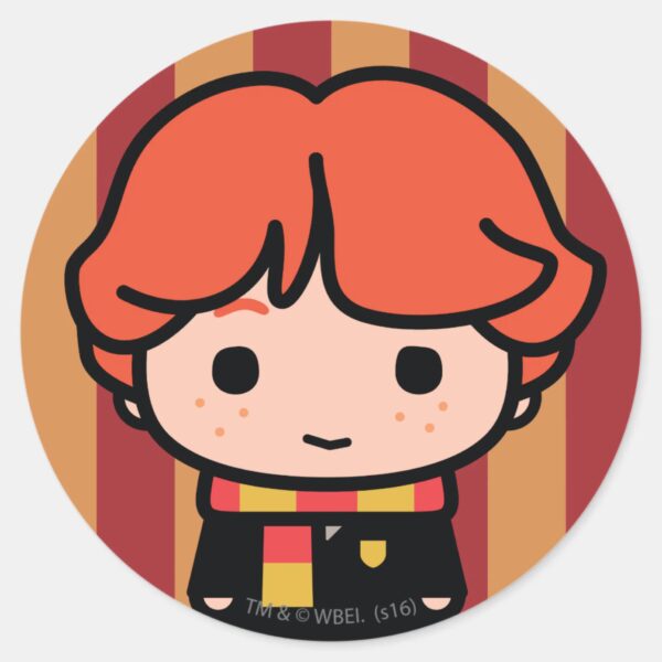 Ron_Weasley_Cartoon_Character_Art_Classic_Round_Sticker_1 Ron Weasley Cartoon Character Art Classic Round Sticker