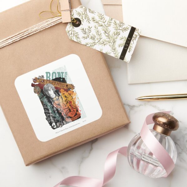 Ron_Weasley_Collage_1_Square_Sticker_5 Ron Weasley Collage 1 Square Sticker