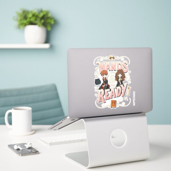 Ron_&_Hermione_Wands_at_the_Ready_Sticker_3 Ron Hermione Wands At The Ready Sticker