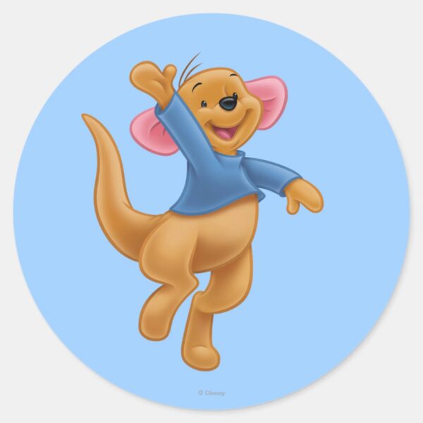 Roo_1_classic_round_sticker_1 Roo 1 Classic Round Sticker