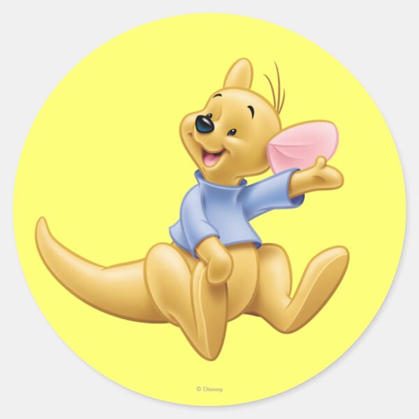 Roo_3_classic_round_sticker_1 Roo 3 Classic Round Sticker