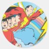 SHAZAM_Billy_Batson_Classic_Round_Sticker_1 SHAZAM Billy Batson Classic Round Sticker