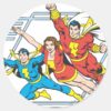 SHAZAM_Family_Classic_Round_Sticker_1 SHAZAM Family Classic Round Sticker