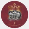 SHAZAM Fury Of The Gods Character Photo Bars Classic Round Sticker