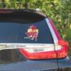 SHAZAM Fury Of The Gods Flexing Silhouette Sticker
