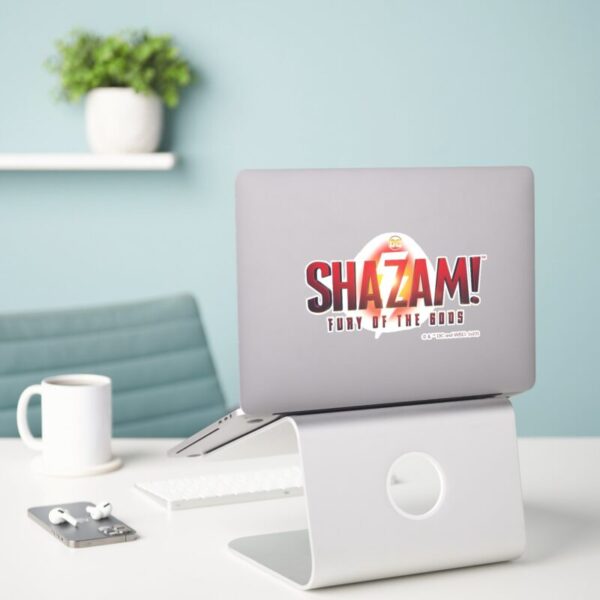 SHAZAM!_Fury_of_the_Gods___Fury_of_the_Gods_Logo_Sticker_3 SHAZAM Fury Of The Gods Fury Of The Gods Logo Sticker