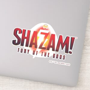 SHAZAM Fury Of The Gods Fury Of The Gods Logo Sticker