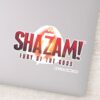 SHAZAM Fury Of The Gods Fury Of The Gods Logo Sticker