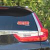 SHAZAM Fury Of The Gods Golden Marker Logo Sticker