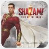 SHAZAM Fury Of The Gods Hang Loose Movie Poster Square Sticker