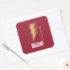 SHAZAM!_Fury_of_the_Gods___Lightning_Bolt_Badge_Square_Sticker_3 SHAZAM Fury Of The Gods Lightning Bolt Badge Square Sticker