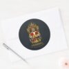 SHAZAM Fury Of The Gods Ornate SHAZAMily Frame Classic Round Sticker