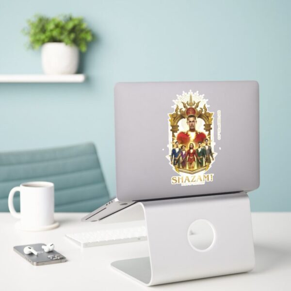 SHAZAM!_Fury_of_the_Gods___Ornate_SHAZAMily_Frame_Sticker_3 SHAZAM Fury Of The Gods Ornate SHAZAMily Frame Sticker