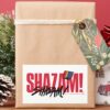 SHAZAM Fury Of The Gods Rainbow Bolts Logo Rectangular Sticker