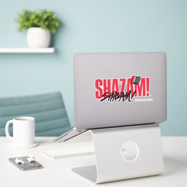 SHAZAM!_Fury_of_the_Gods___Rainbow_Bolts_Logo_Sticker_3 SHAZAM Fury Of The Gods Rainbow Bolts Logo Sticker