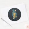 SHAZAM Fury Of The Gods Realm Of The Gods Logo Classic Round Sticker