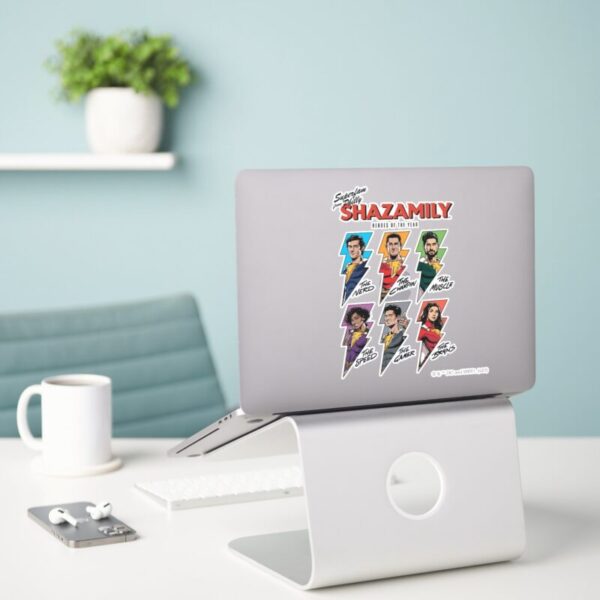 SHAZAM!_Fury_of_the_Gods___SHAZAMily_Comic_Bolts_Sticker_3 SHAZAM Fury Of The Gods SHAZAMily Comic Bolts Sticker