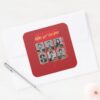 SHAZAM Fury Of The Gods SHAZAMily Yearbook Square Sticker
