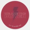 SHAZAM Fury Of The Gods We Are The Power Classic Round Sticker