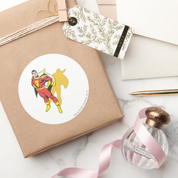 SHAZAM_Shadow_Classic_Round_Sticker_5 SHAZAM Shadow Classic Round Sticker