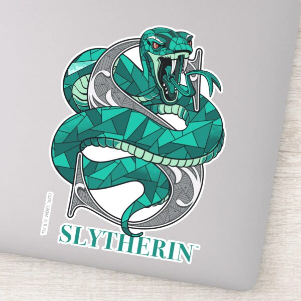 SLYTHERIN™_Crosshatched_Emblem_Sticker_1 SLYTHERIN™ Crosshatched Emblem Sticker