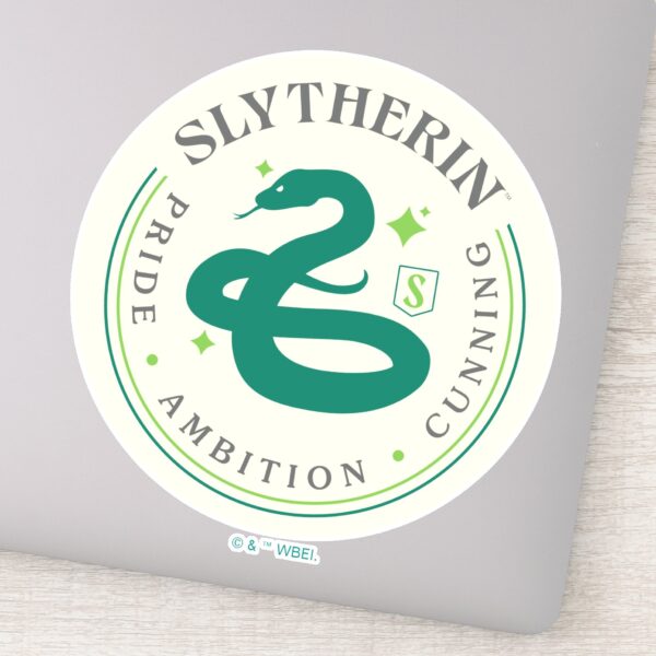SLYTHERIN™_Green_Snake_House_Pride_Badge_Sticker_1 SLYTHERIN™ Green Snake House Pride Badge Sticker