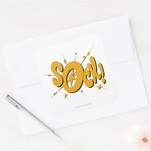 SOCK!_SQUARE_STICKER_3 SOCK SQUARE STICKER