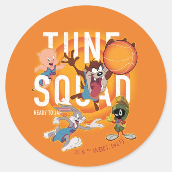 SPACE_JAM__A_NEW_LEGACY™___TUNE_SQUAD™_Dribble_Classic_Round_Sticker_1 SPACE JAM A NEW LEGACY™ TUNE SQUAD™ Dribble Classic Round Sticker