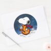 SPACE___Snoopy_Classic_Round_Sticker_3 SPACE Snoopy Classic Round Sticker