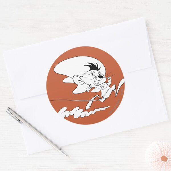 SPEEDY_GONZALES™_Run_Art_Classic_Round_Sticker_3 SPEEDY GONZALES™ Run Art Classic Round Sticker