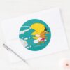 SPEEDY_GONZALES™_Running_in_Color_Classic_Round_Sticker_3 SPEEDY GONZALES™ Running In Color Classic Round Sticker