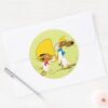 SPEEDY GONZALES™ And Slowpoke Classic Round Sticker