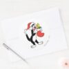 SYLVESTER™_Cat_with_Stocking_Classic_Round_Sticker_3 SYLVESTER™ Cat With Stocking Classic Round Sticker