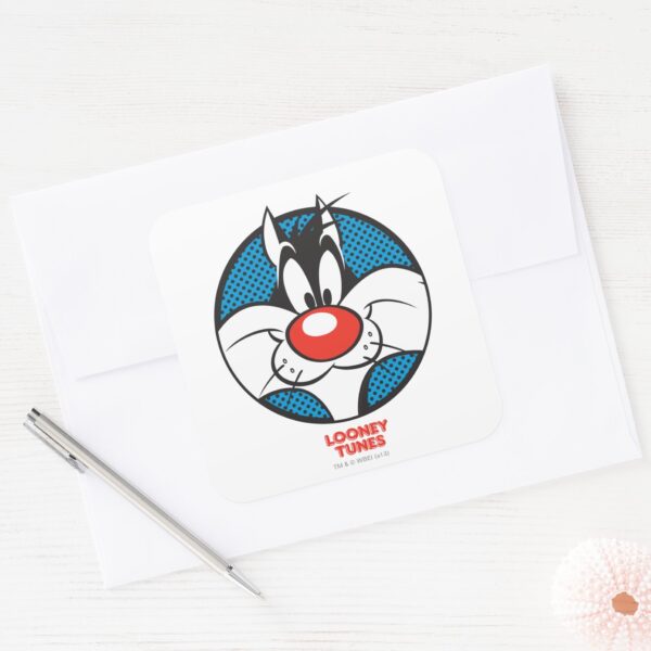 SYLVESTER™_Dotty_Icon_Square_Sticker_3 SYLVESTER™ Dotty Icon Square Sticker