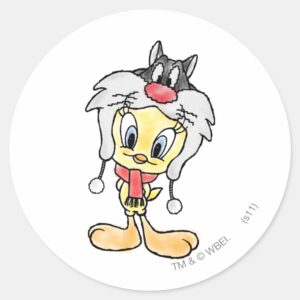 SYLVESTER™ Hat Classic Round Sticker