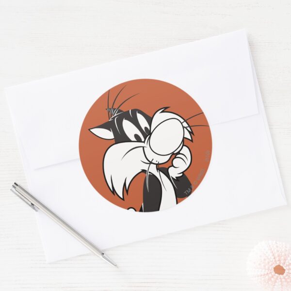 SYLVESTER™_Jr._Classic_Round_Sticker_3 SYLVESTER™ Jr. Classic Round Sticker