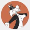 SYLVESTER™ Singing Classic Round Sticker