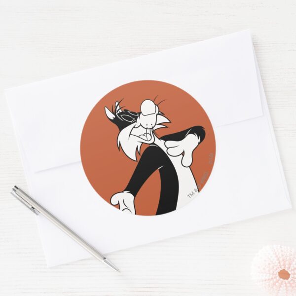 SYLVESTER™ Singing Classic Round Sticker