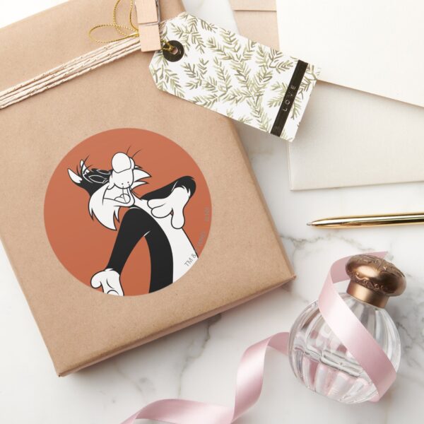 SYLVESTER™ Singing Classic Round Sticker