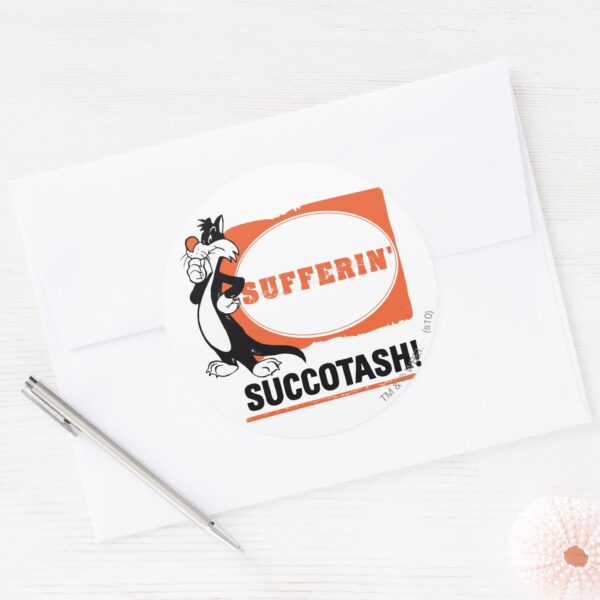 SYLVESTER™ Sufferin Succotash Classic Round Sticker