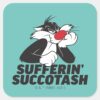 SYLVESTER™__Sufferin'_Succotash__Sulking_Square_Sticker_1 SYLVESTER™ Sufferin Succotash Sulking Square Sticker
